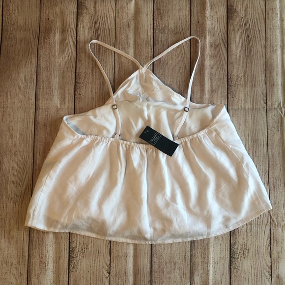 Abercrombie Halter Trapeze Linen Cami - Picture 3 of 3
